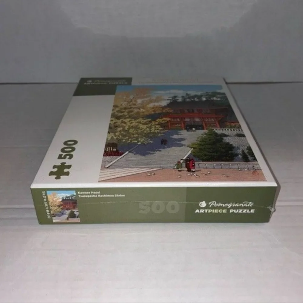 Pomegranate Kawase Hasui Tsurugaoka Hachiman Shrine 500 Piece Art Jigsaw Puzzle